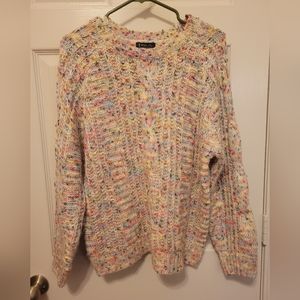 Rainbow Confetti Sweater